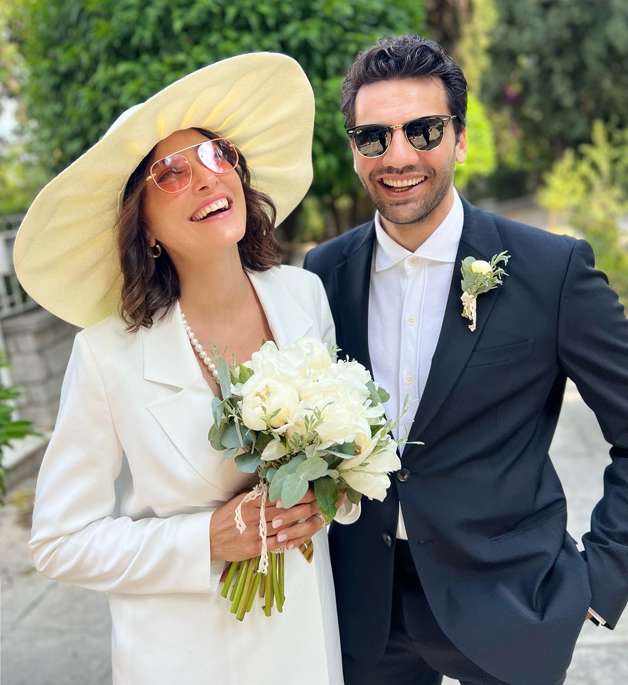Kaan Urgancıoğlu ve Burcu Denizer Atina’da evlendi!