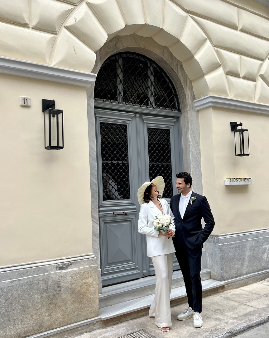 Kaan Urgancıoğlu ve Burcu Denizer Atina’da evlendi!