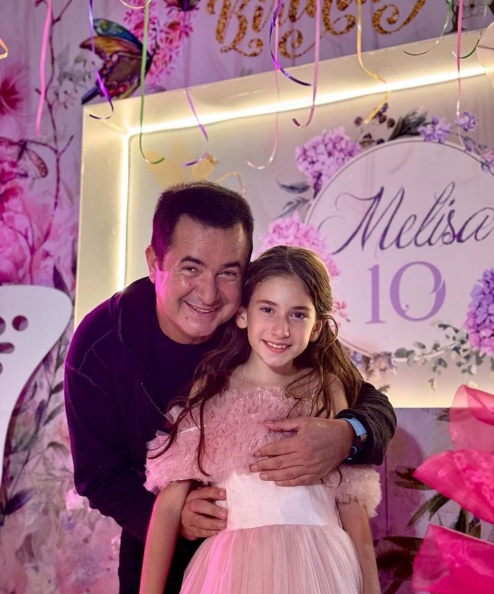 Acun Ilıcalı kızı Melisa'nın 10'un yaş gününü kutladı