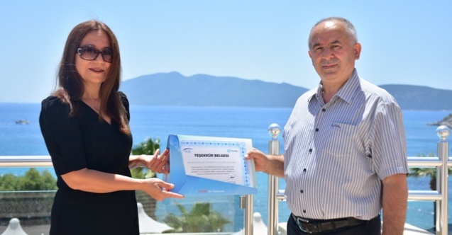 AZKA OTEL&#039;E SGK&#039;DAN TEŞEKKÜR PLAKETİ