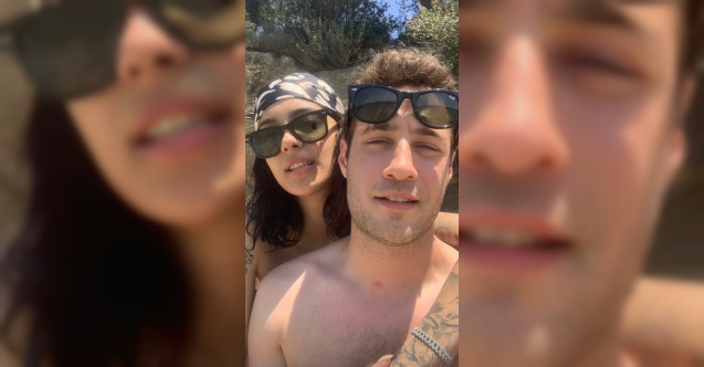 Sevgililerden romantik pozlar