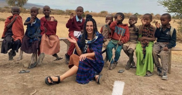 Ebru Şahin ve Cedi Osman Afrika tatiline çıktı