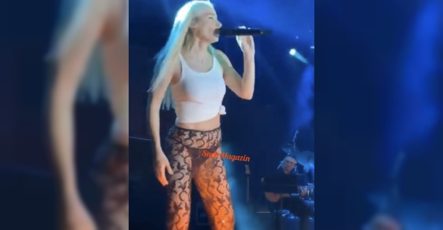 Gülşen sahne kıyafetiyle gündem oldu