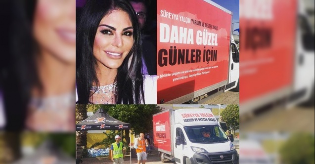 Afet bölgelerine yardım kamyonetleri gönderdi