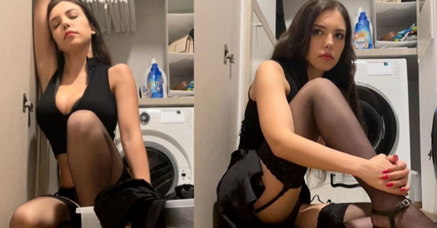 &#39;Eskortluk yapacağım&#39; diyen Aygün Aydın&#39;dan cesur pozlar!