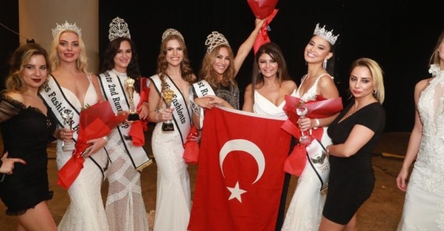 Elif Yılmaz Dubai&#39;den taçla döndü