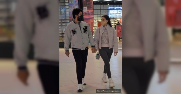 Fahriye Evcen ve Burak Özçivit&#39;in Romantik Alışveriş Turu
