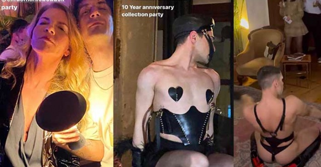 İstanbul&#39;da Sıra Dışı Parti! Olay Fotoğraflar...