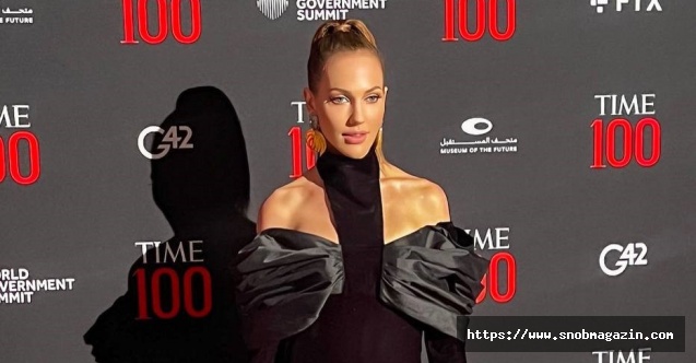 Meryem Uzerli ‘Time’ galasında büyüledi 