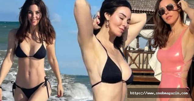 Yine meydan okudu! Yeni bikinili paylaşım yaptı