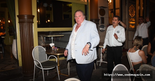Gerard Depardieu İstanbul’da