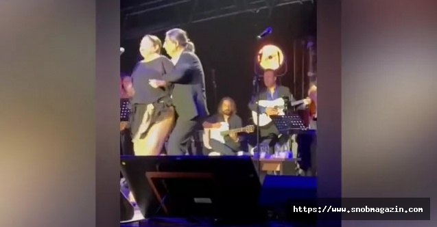 İzel korkuttu! Sahnede bir anda yere yığıldı