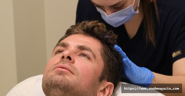 Kök hücre tedavisi ile saçına bakım yaptırdı!