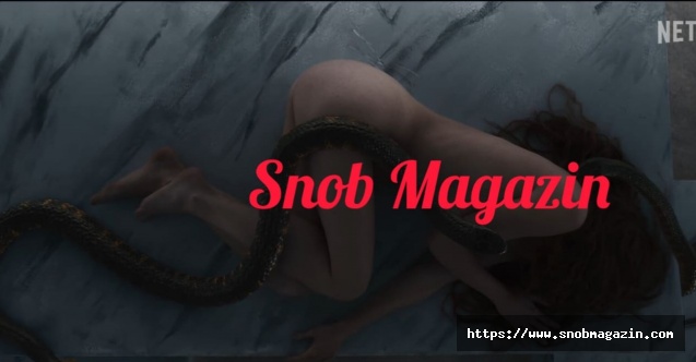 Serenay çırılçıplak yılanlarla kamera karşısına geçti