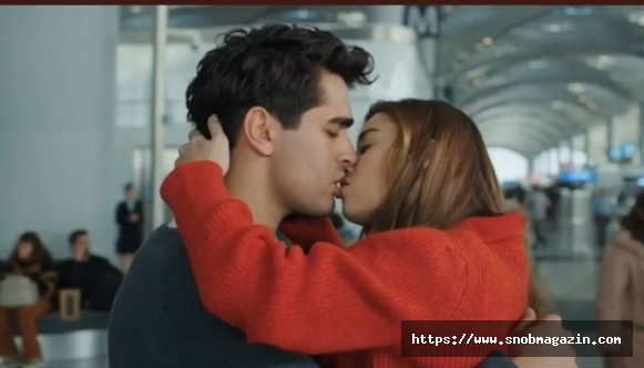 Öpüşme sahnesi damga vurdu 