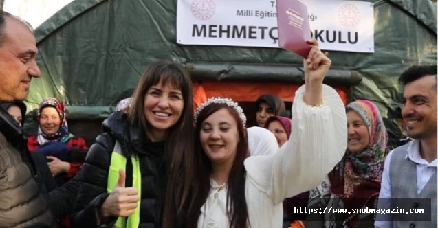 Aslı Tandoğan Çadır Kentteki Nikahta Yaşananları Anlattı