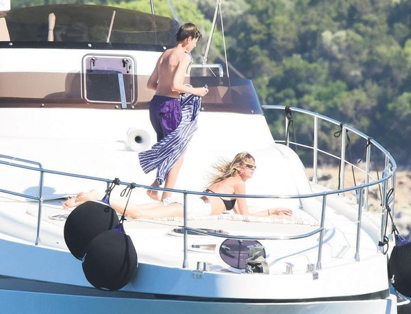 Olay model Irina Fedotova Bodrum'a geldi