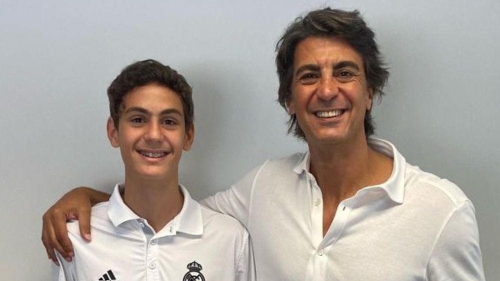 Demet Şener ile İbrahim Kutluay'ın oğlu Ömer Kutluay Real Madrid forması giyecek