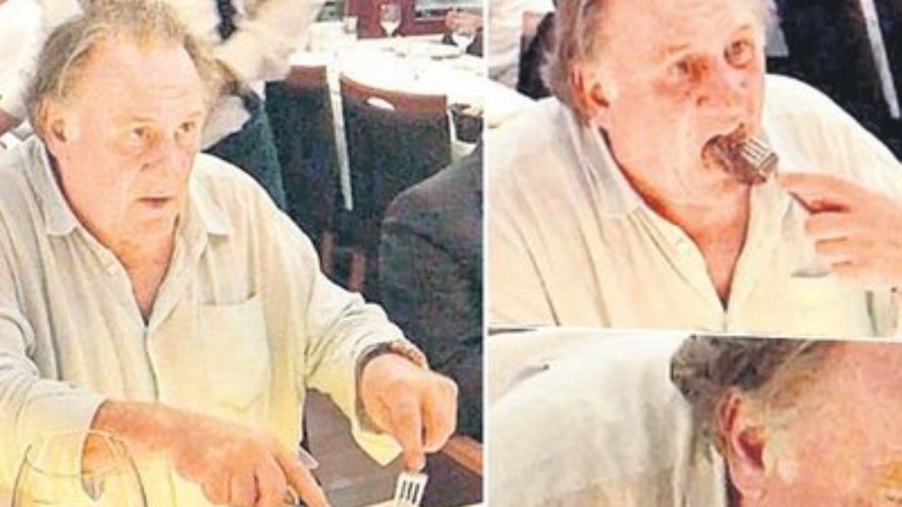 Dünyaca ünlü Fransız oyuncu Gerard Depardieu kebap yemek için bir günlüğüne İstanbul'a geldi