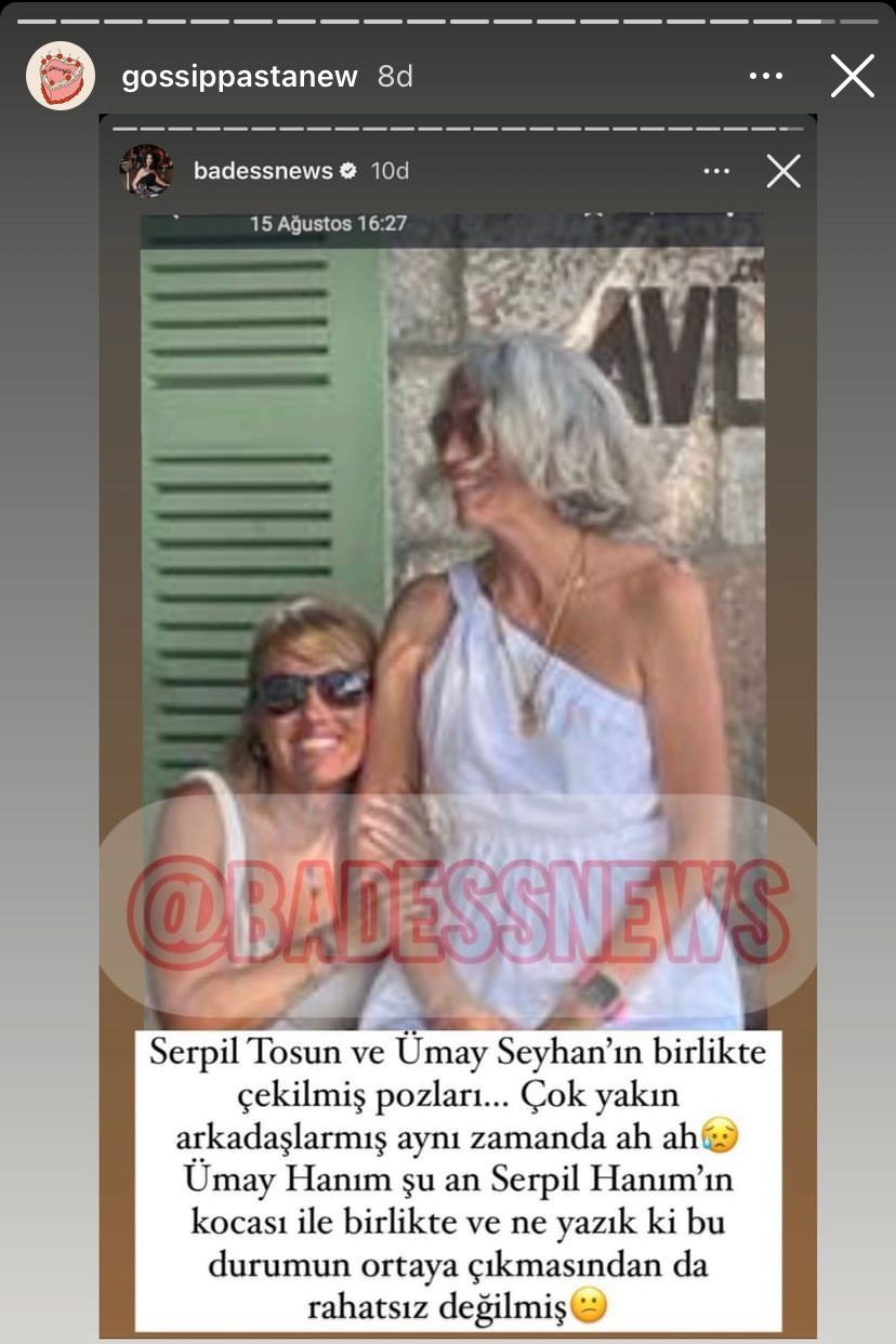 Serenay Sarıkaya'nın annesi Ümran Seyhan ile Cansu Tosun'un babası Kenan Tosun'un görüntüsü magazin dünyasına bomba gibi düşmüştü! Ortaya çıkan detay şok etti
