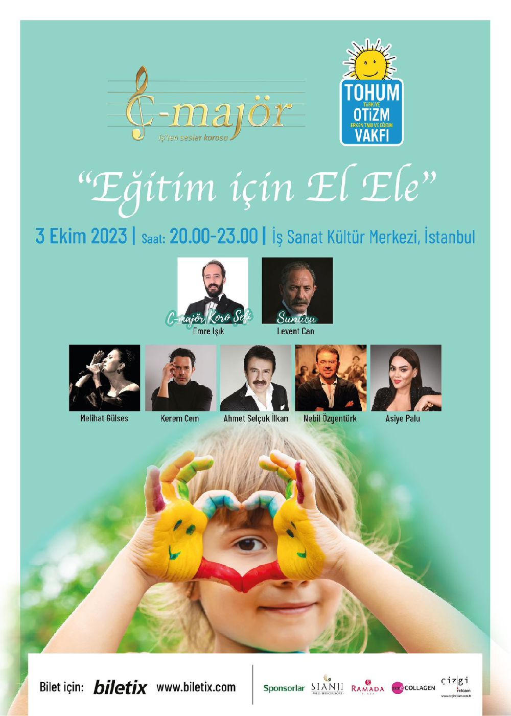 Tohum Otizm Vakfı ve C-Majör Korosu Otizmli Çocukların Eğitimi İçin Sahnede