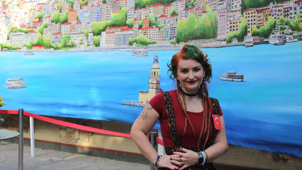 100. yıla armağan dev İstanbul tablosuna son dokunuş