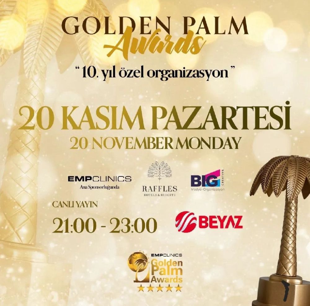 EMPCLINICS Golden Palm Awards'ta geri sayım başladı 