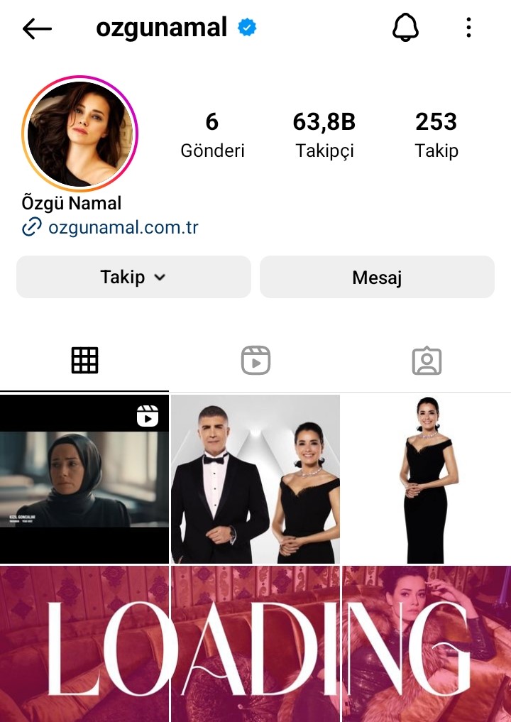 Özgü Namal Instagram hesabı açtı