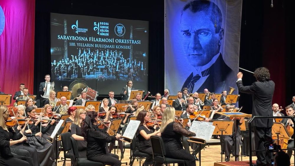 Saraybosna Filarmoni Orkestrasının "100. Yılların Buluşması" konseri CRR'de yapıldı