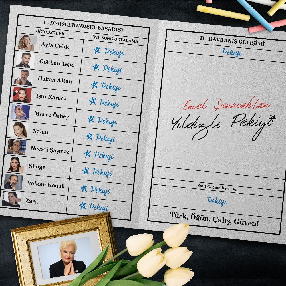 Yıldız sanatçılar öğretmenleri için söyledi