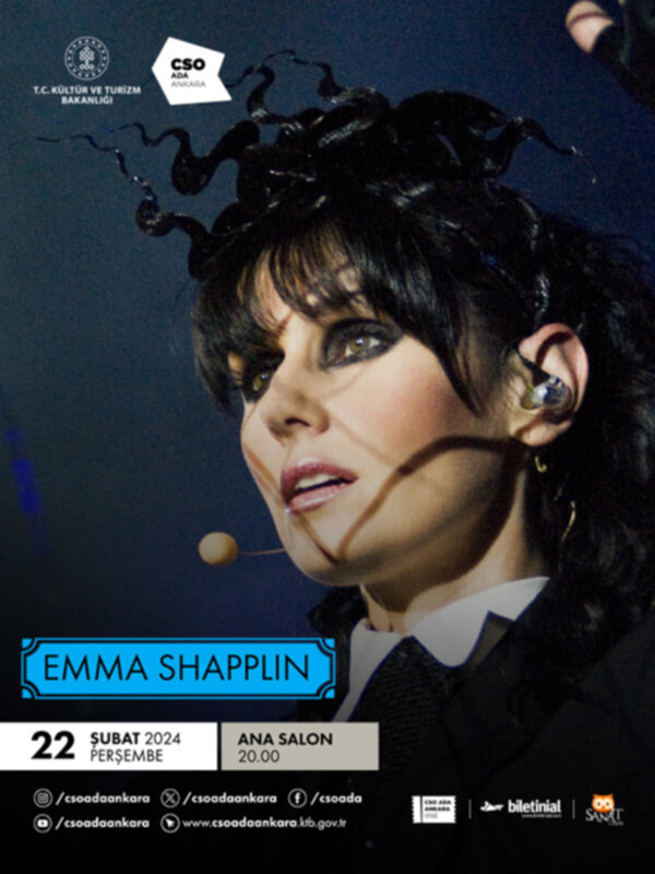 Dünyaca ünlü Fransız soprano Emma Shapplin 22 Şubat’ta Ankara’da
