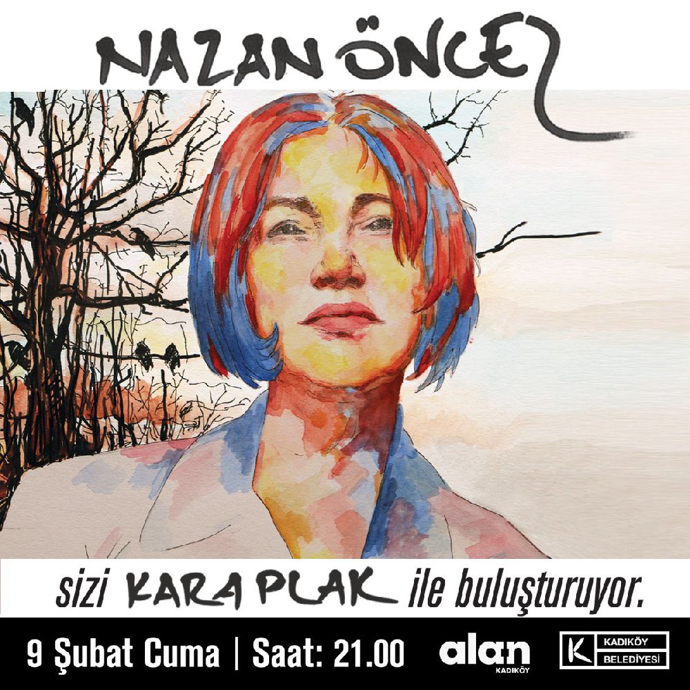 Nazan Öncel dinleyicisini ‘Kara Plak’ lansmanında buluşturuyor