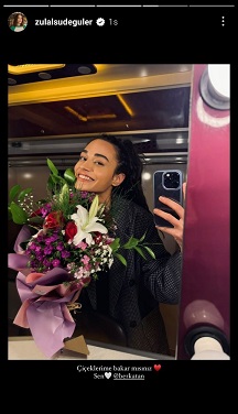 Ünlü çift Berk Atan ile Sude Zülal Güler aşkını Sevgililer Günü'nde ilan etti