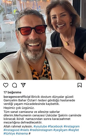Bahar Öztan hayatını kaybetti