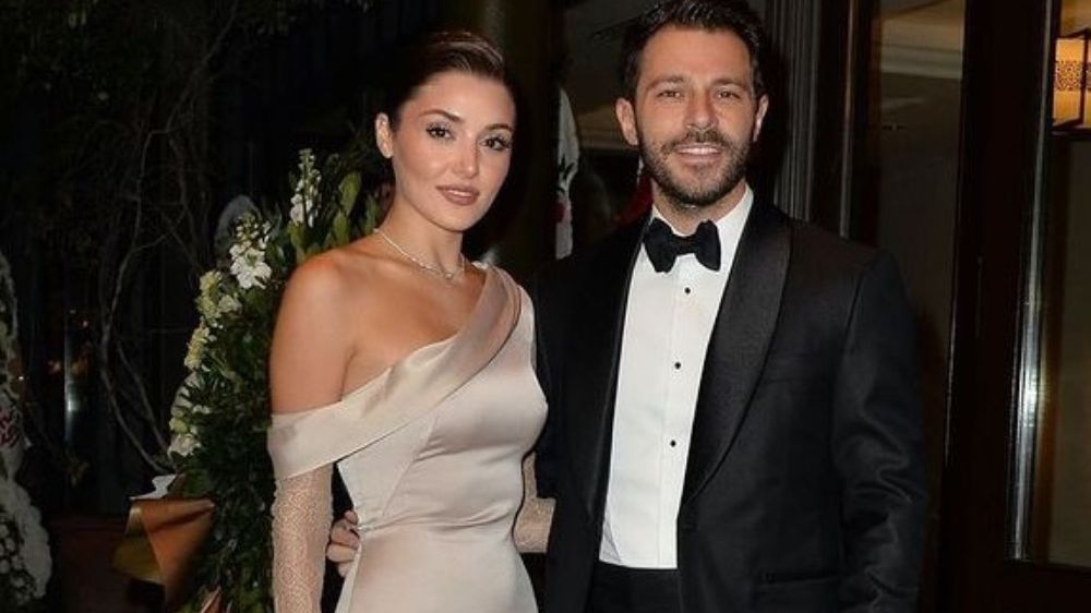 Hande Erçel ile Hakan Sabancı arkadaşlarının düğününe katıldı