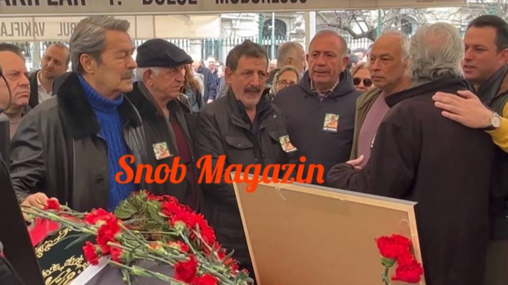 Kadir İnanır, yapımcı Arif Keskiner'in cenazesinde tabutun başından ayrılmadı