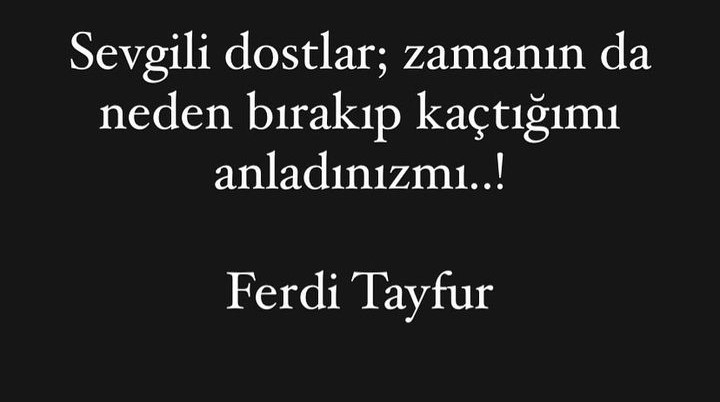 Ferdi Tayfur'dan kafa karıştıran açıklama