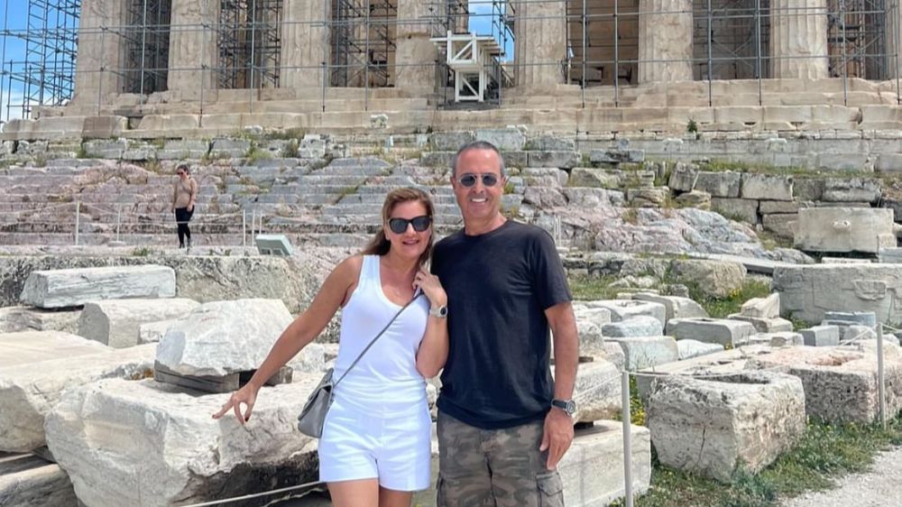 Önce baş başa sonra ailece bayram keyfi