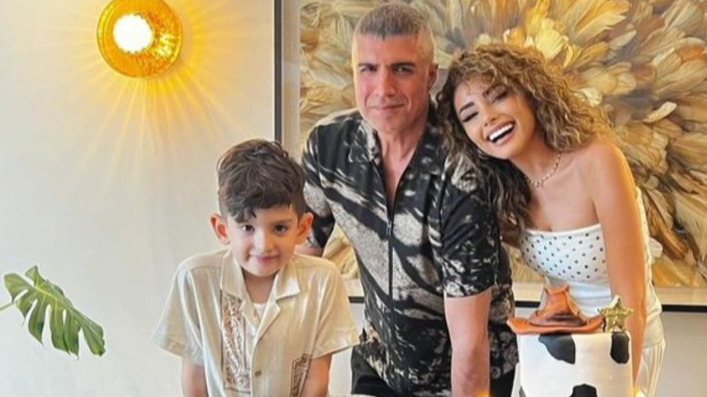 Özcan Deniz oğlu Kuzey'in doğum gününü kutladı