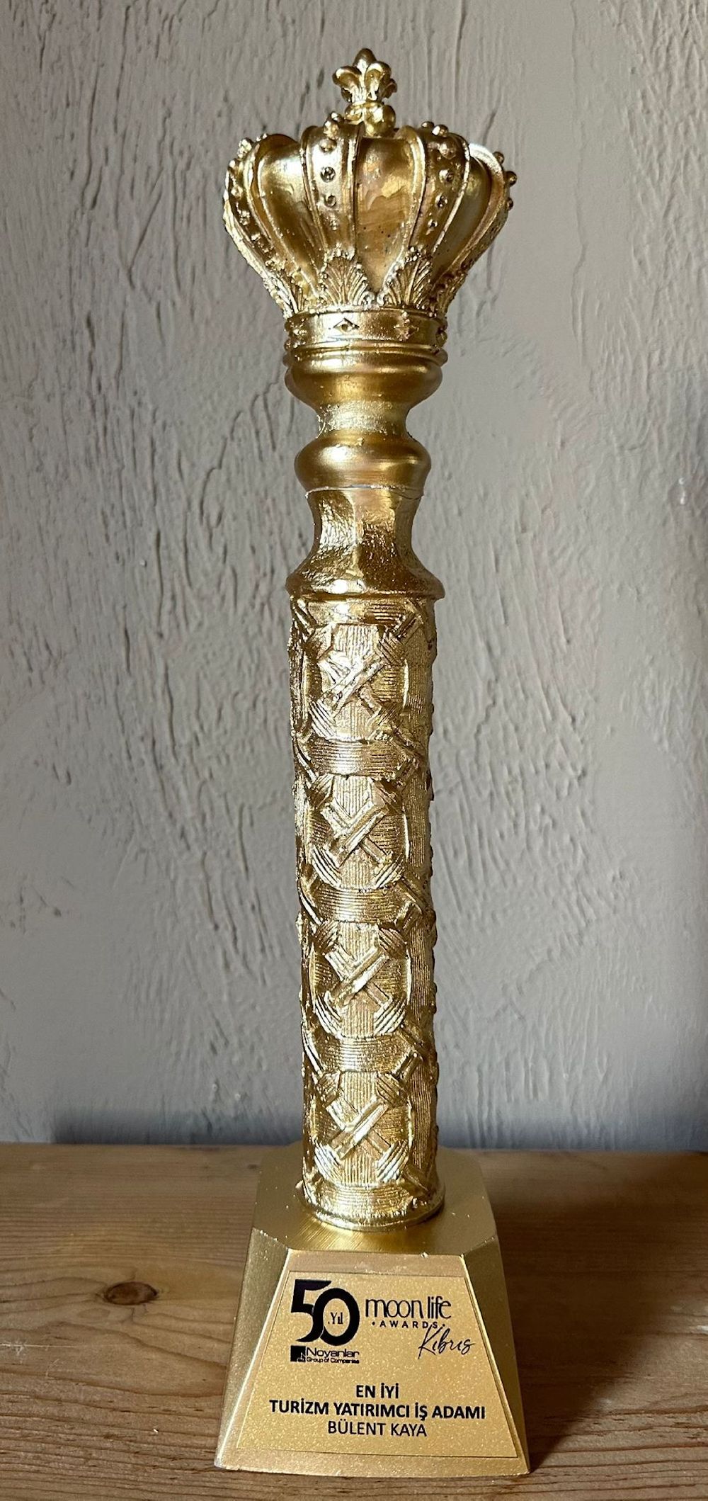 Ünlü turizmciye Kıbrıs'ta ödül