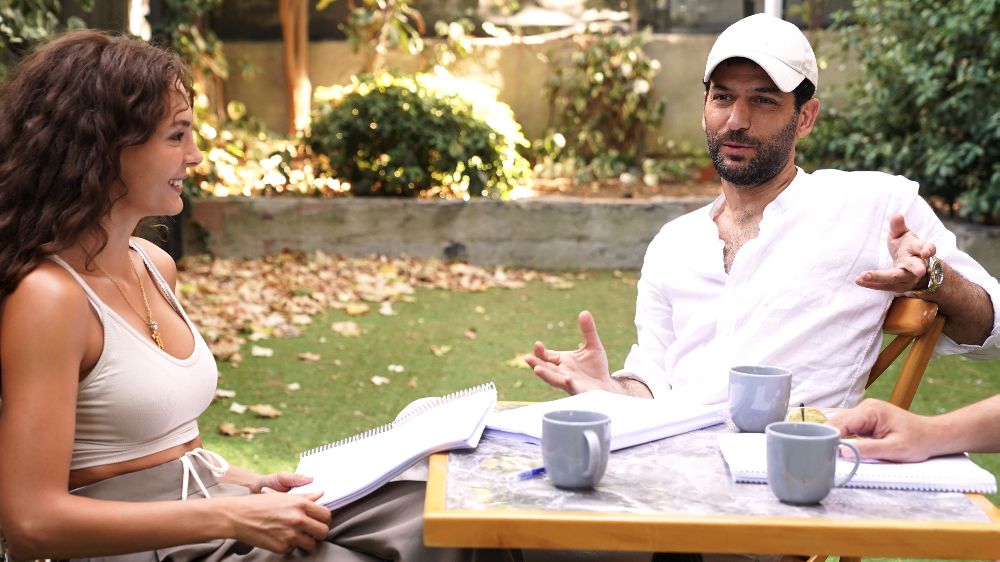 Ebru Şahin ve Murat Yıldırım okuma provasında bir araya geldi