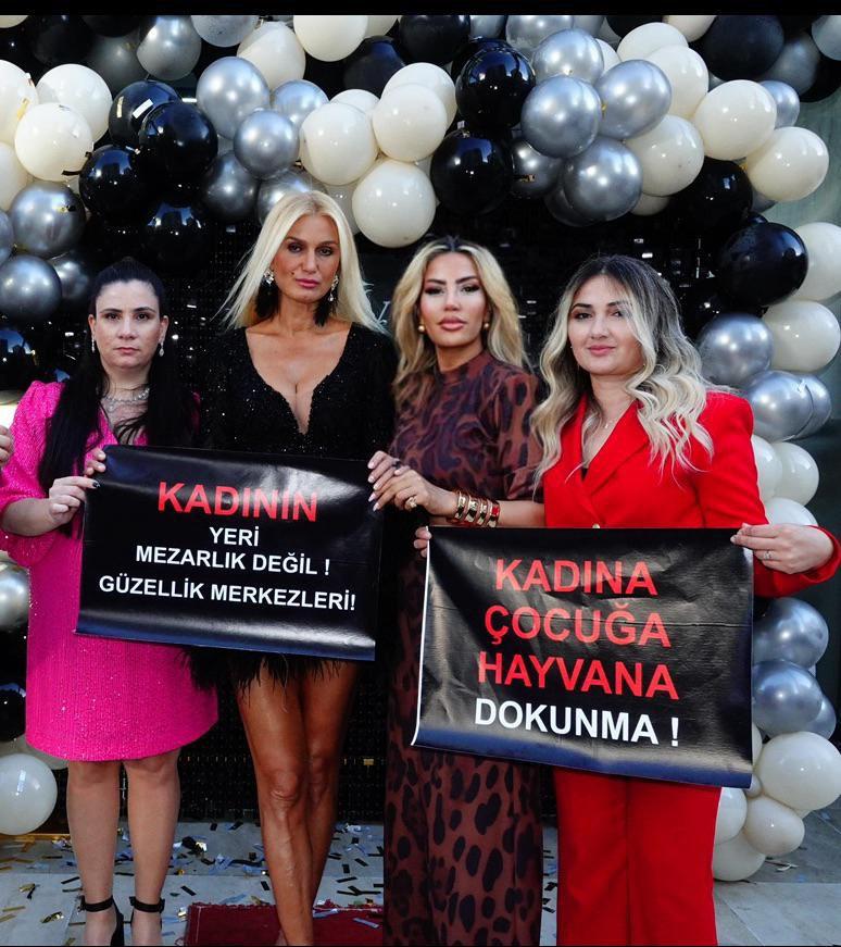 Tuğba Özay ve Maral'dan şiddete karşı tepki