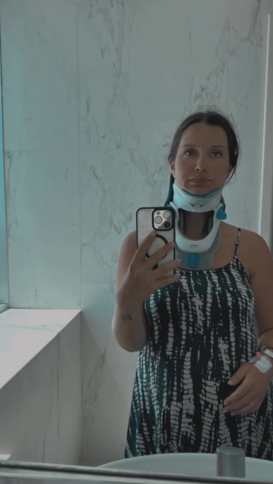 Bebek bekleyen İrem Helvacıoğlu denizde geçirdiği kazayı anlattı