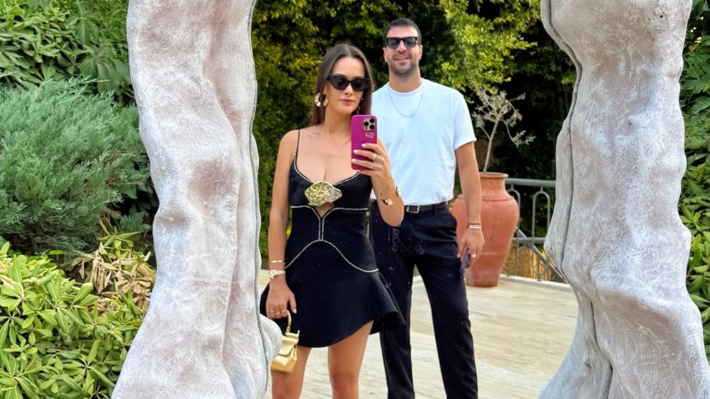 Hande Soral ile İsmail Demirci'nin Bodrum pozu