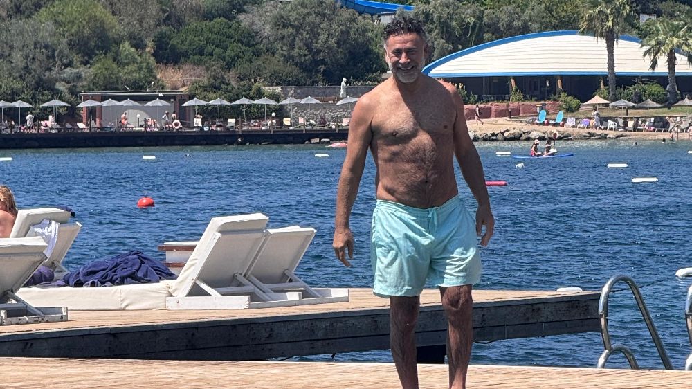 İzzet Yıldızhan'ın Bodrum keyfi