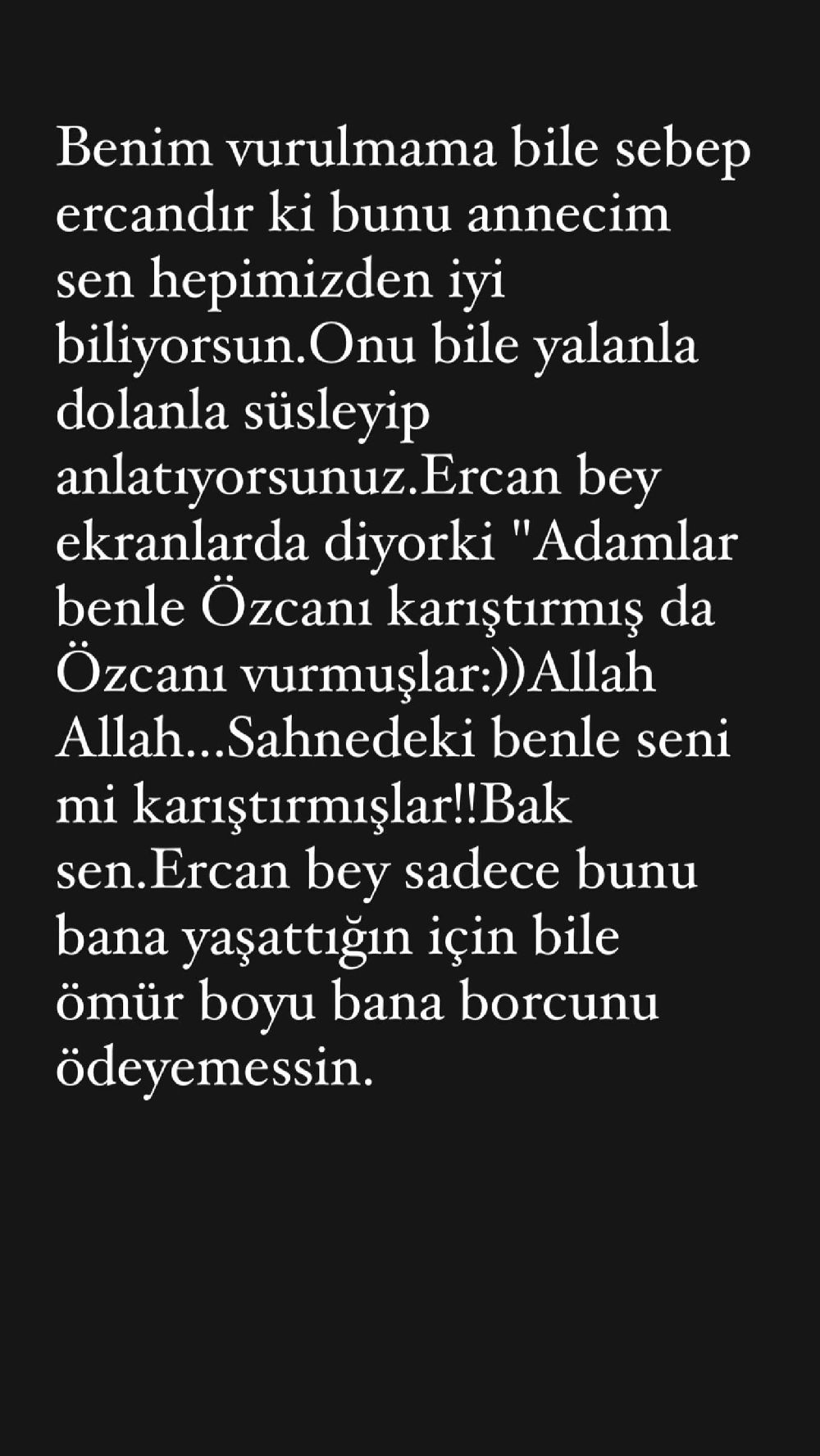 Özcan Deniz'den ailesine zehir zemberek sözler! 47 paylaşım yaptı ve mesajları ifşa etti