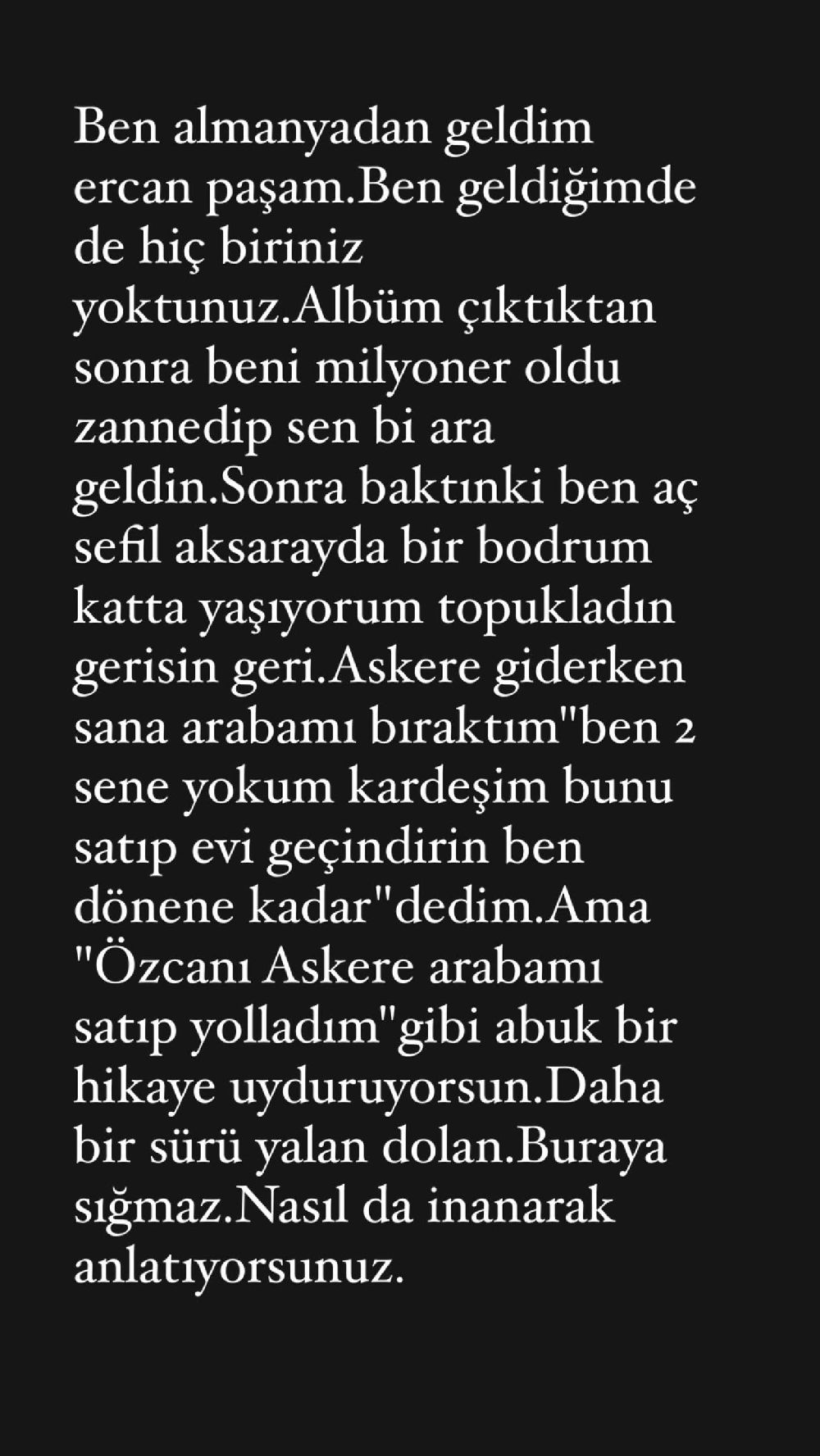 Özcan Deniz'den ailesine zehir zemberek sözler! 47 paylaşım yaptı ve mesajları ifşa etti