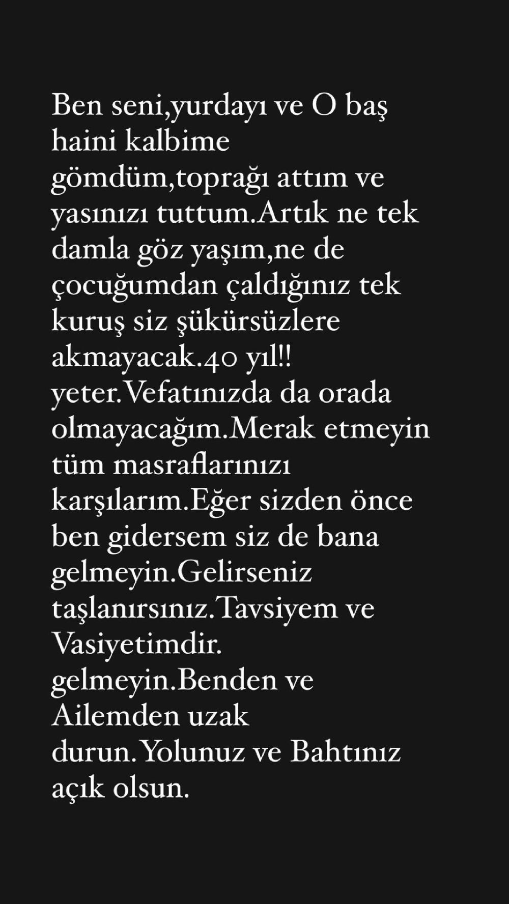 Özcan Deniz'den ailesine zehir zemberek sözler! 47 paylaşım yaptı ve mesajları ifşa etti