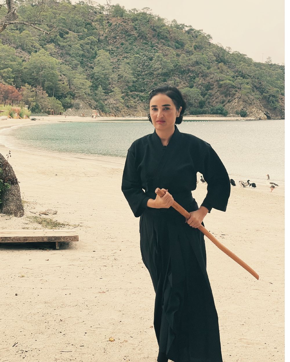 Dünya tarihinde bir ilk samuray Fadik Sevin Atasoy