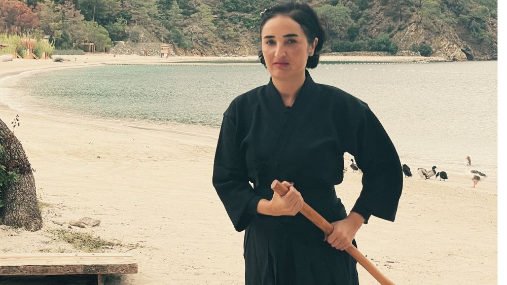 Dünya tarihinde bir ilk samuray Fadik Sevin Atasoy